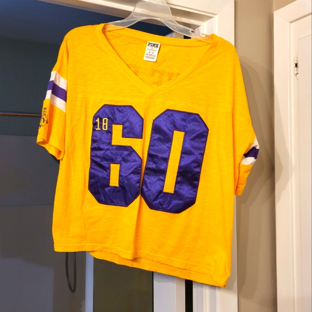 Victoria Secret LSU halter top.